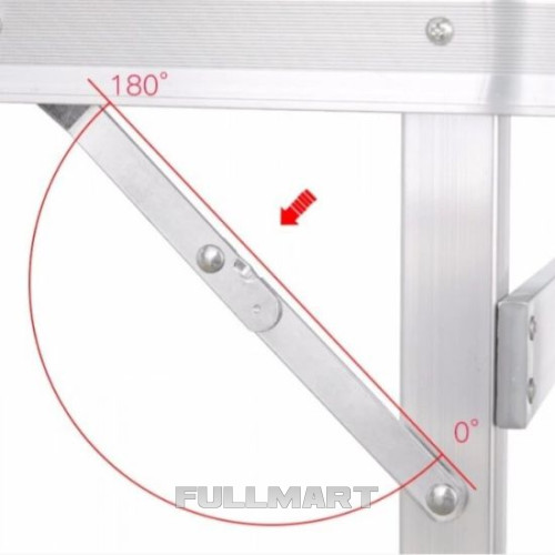 Стол для пикника усиленный 120 х 60 см с 4 стульями Folding Table белый